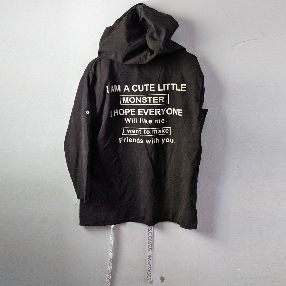 Black Hooded Jacket